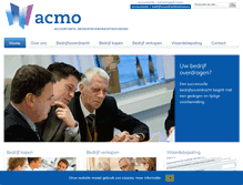 Tablet Screenshot of bedrijfsoverdracht.acmo.com